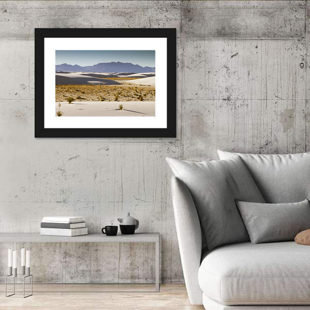White Sands Dunes, New Mexico Wall Art in a room, landscape