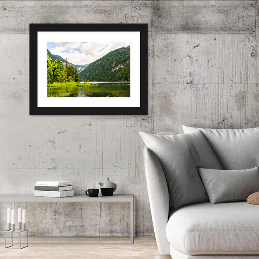 Maypole at Lake Toplitz Wall Art