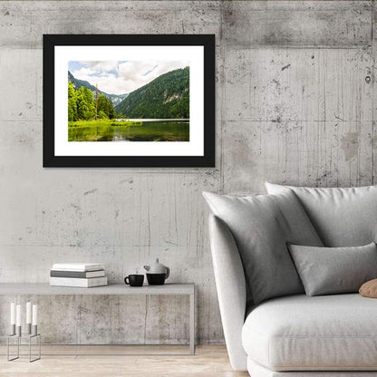 Maypole at Lake Toplitz Wall Art