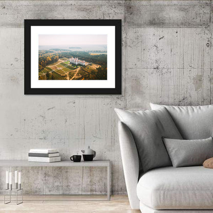 Kosava Castle Aerial View Wall Art