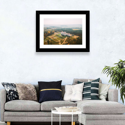 Kosava Castle Aerial View Wall Art