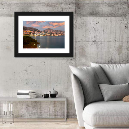 Sarandë Bay at Dusk Wall Art