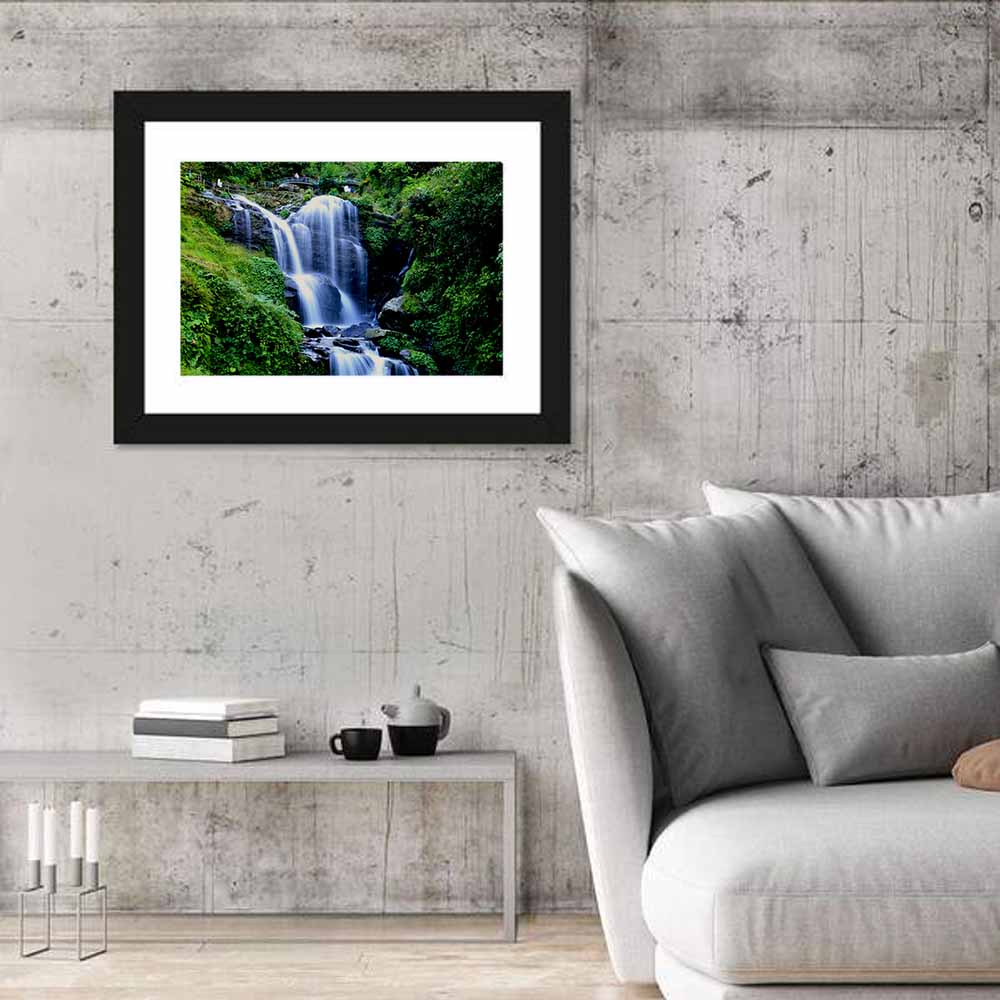 Tiered Waterfall in West Bengal Wall Art