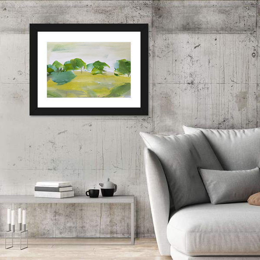 Rural Fields Abstract Wall Art