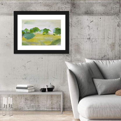Rural Fields Abstract Wall Art