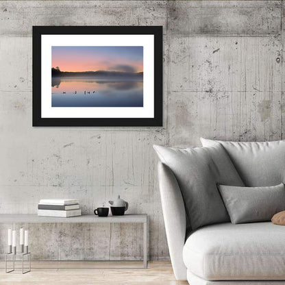 Pete's Lake at Dawn Wall Art