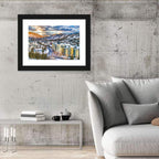Vail Village Skyline Wall Art