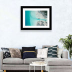 Bacalar Lagoon Aerial Wall Art