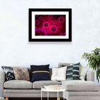 Microscopic Virus Particle Study Wall Art