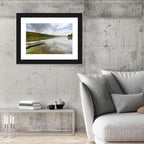 Misty Dock at Lake Squam Wall Art