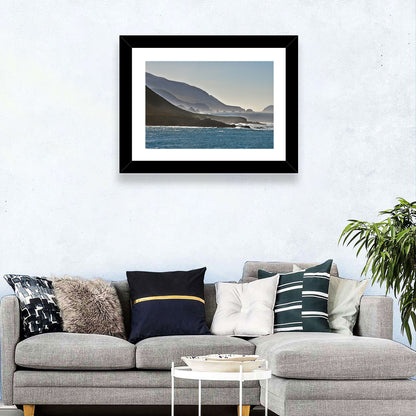 Misty Big Sur Coastline Wall Art