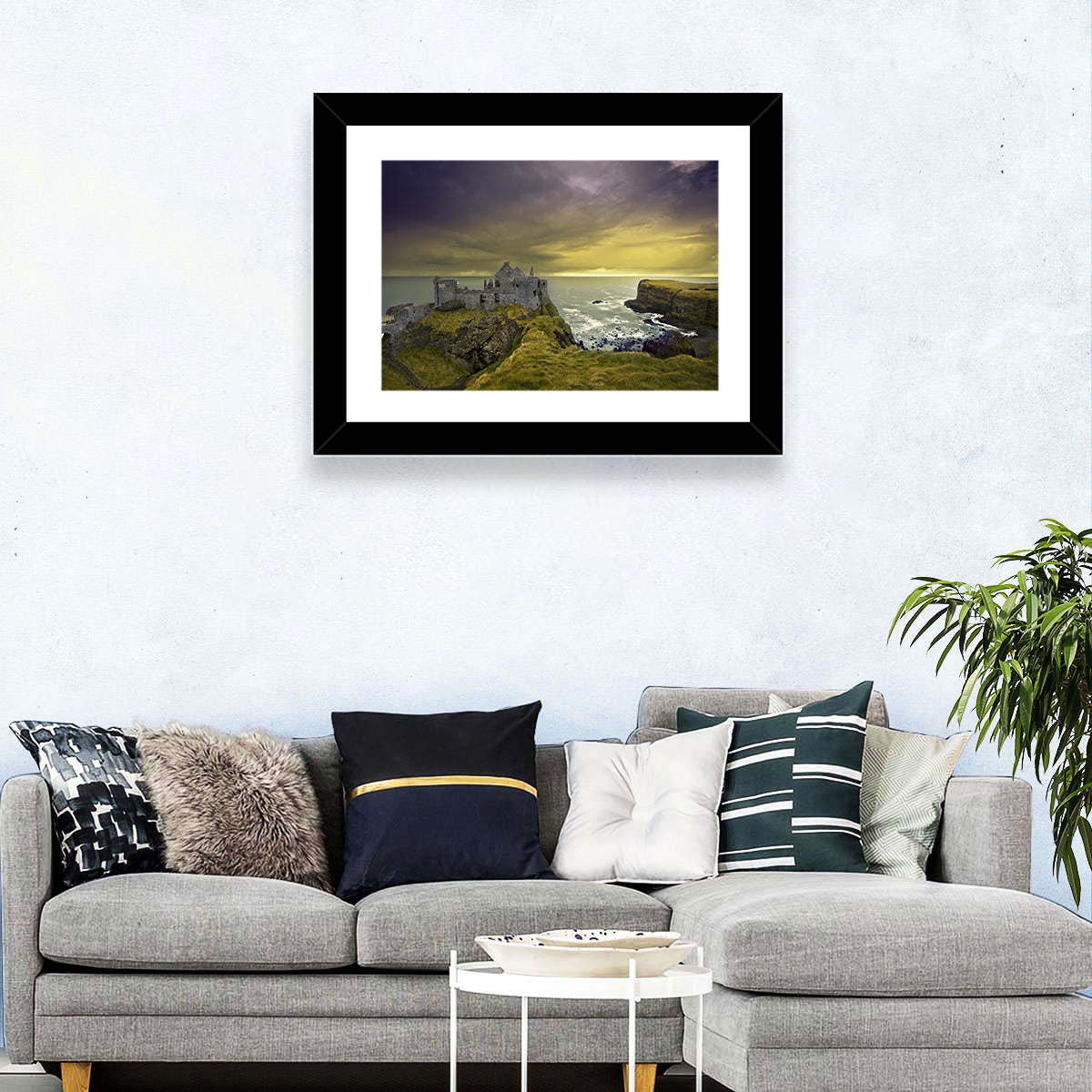 Dunluce Castle Ruins Wall Art