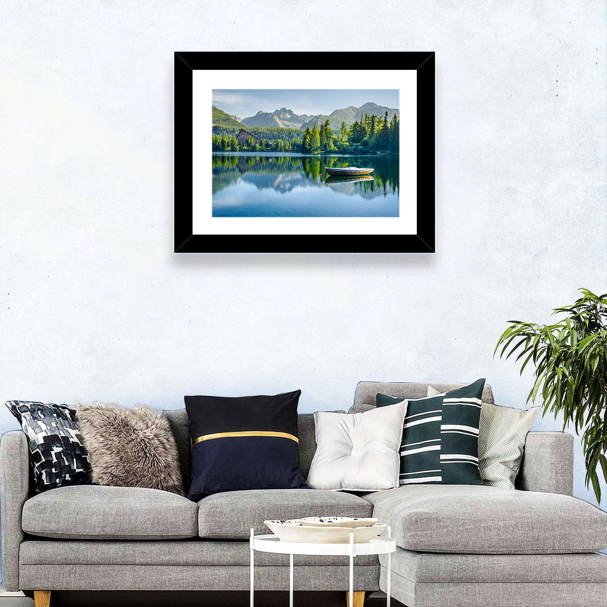 Štrbské Pleso Reflection Wall Art
