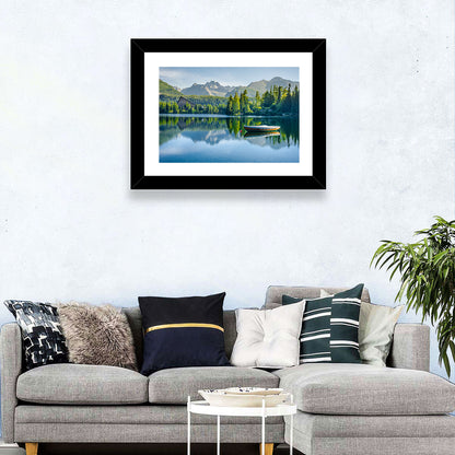 Štrbské Pleso Reflection Wall Art