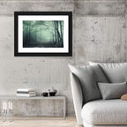 Misty Forest Path Wall Art