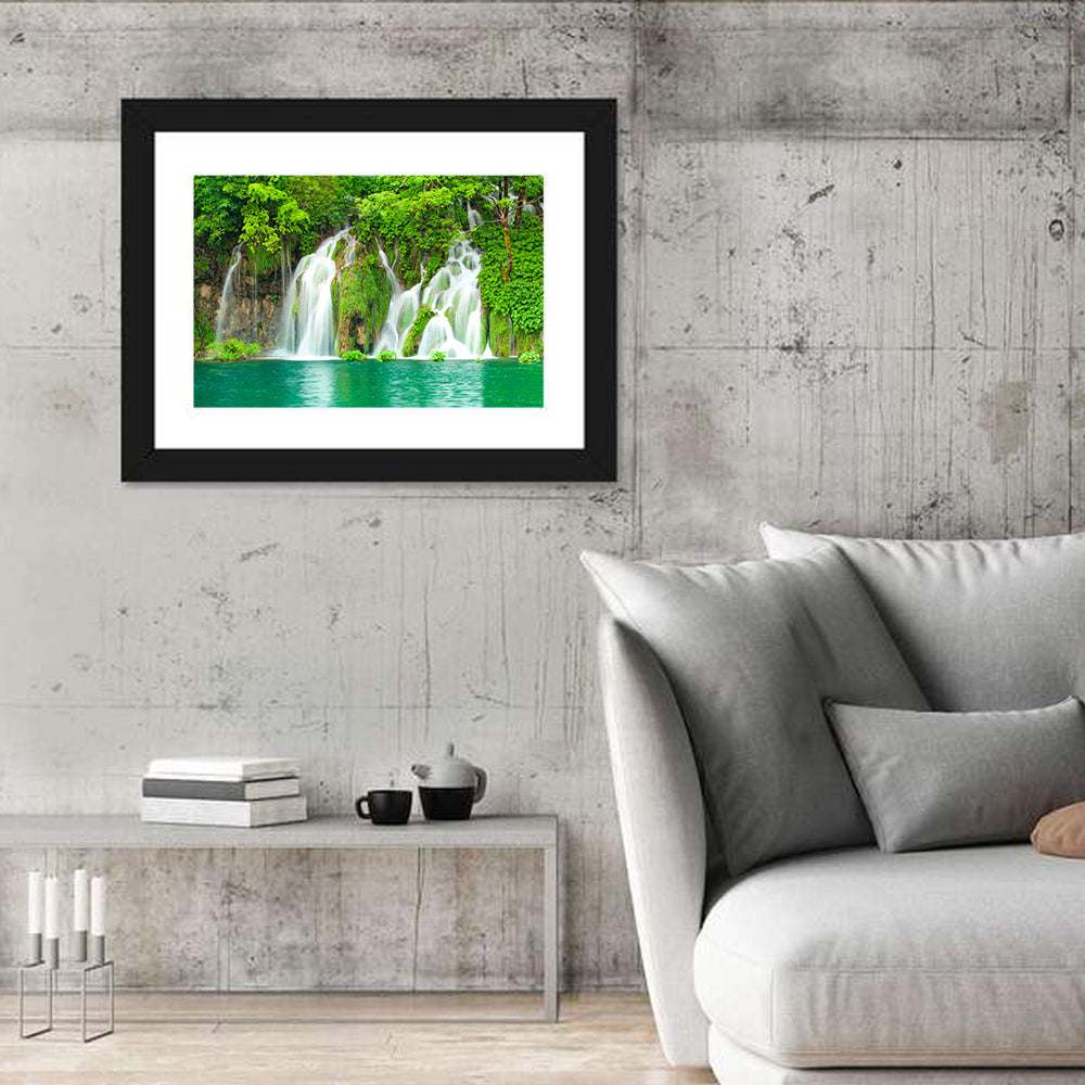 Plitvice Lakes Cascades Wall Art