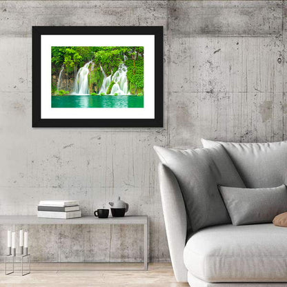Plitvice Lakes Cascades Wall Art