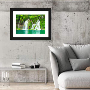 Plitvice Waterfall Wall Art