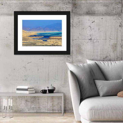 Lake Assal Coastal Road View Wall Art