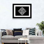 Al-Kareem Kufi Style Islamic Calligraphy Wall Art