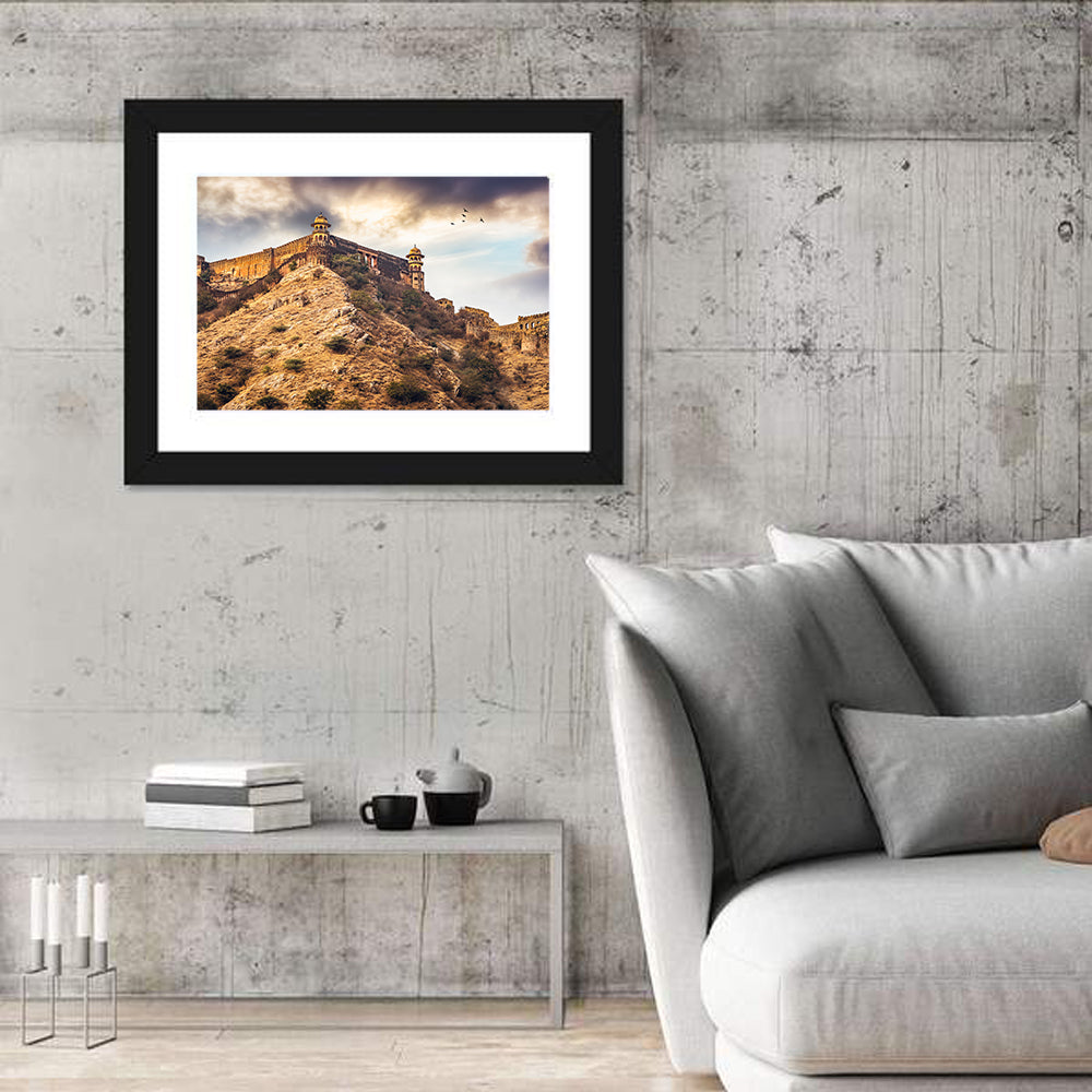Nahargarh Fort, Jaipur Wall Art in a room, landscape