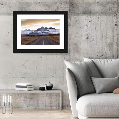East Fjords Road at Dusk Wall Art