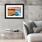 Playa Veril Manso Sunset Seascape Wall Art