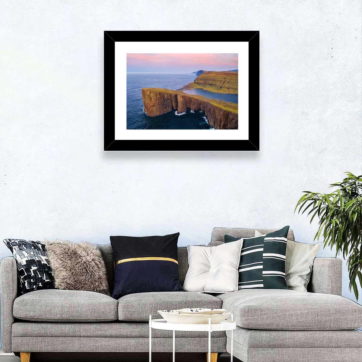Sørvágsvatn Clifftop Lake Wall Art