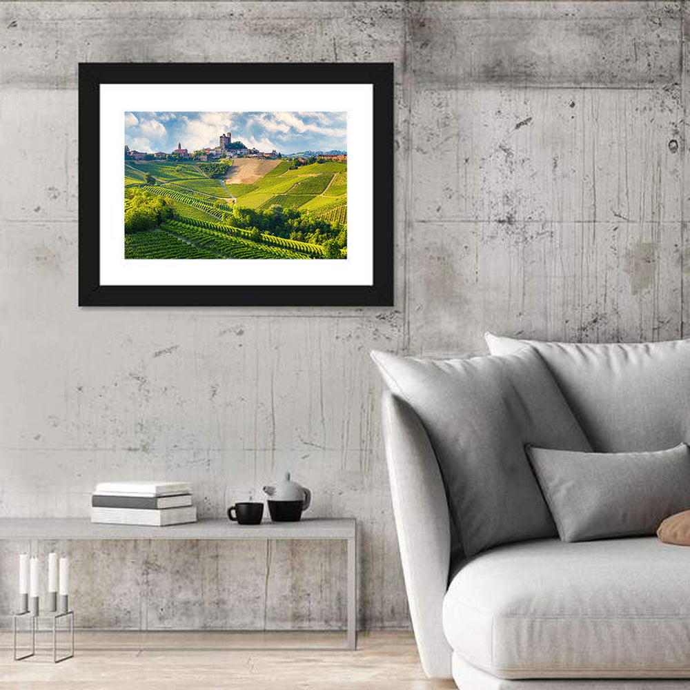 Grinzane Cavour Vineyards Wall Art