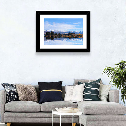 Ruataniwha Lake Reflection Wall Art