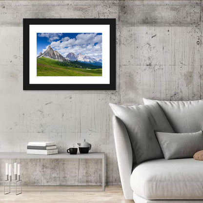 Passo Giau Meadow, Tofanes Dolomites Wall Art