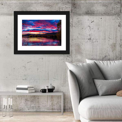 Lake Wairepo Arm Sunrise Reflection Wall Art