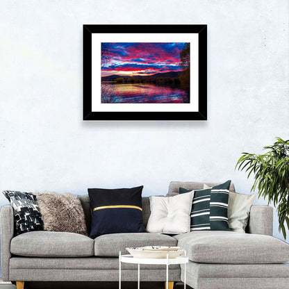 Lake Wairepo Arm Sunrise Reflection Wall Art