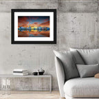 Hangzhou Golden Sphere Skyline at Dusk Wall Art