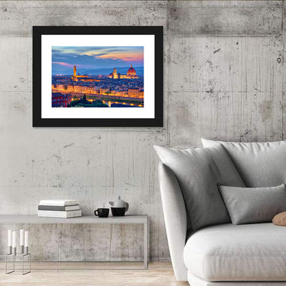 Florence Duomo at Twilight Wall Art