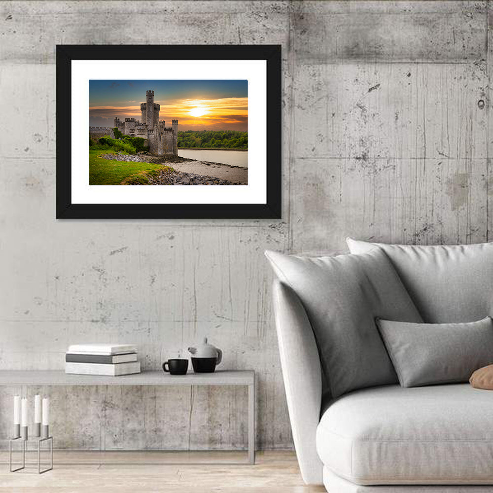 Blackrock Castle at Sunset Wall Art in a room, landscape