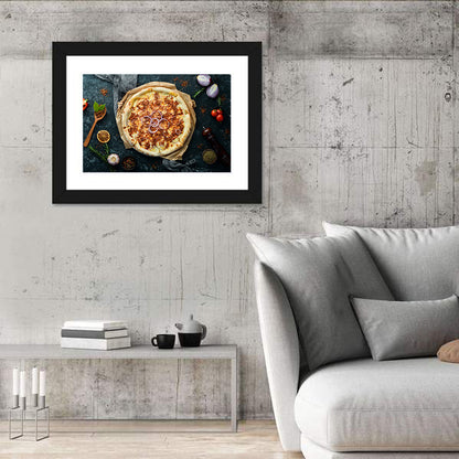 Spicy Pizza with Red Onion Wall Art