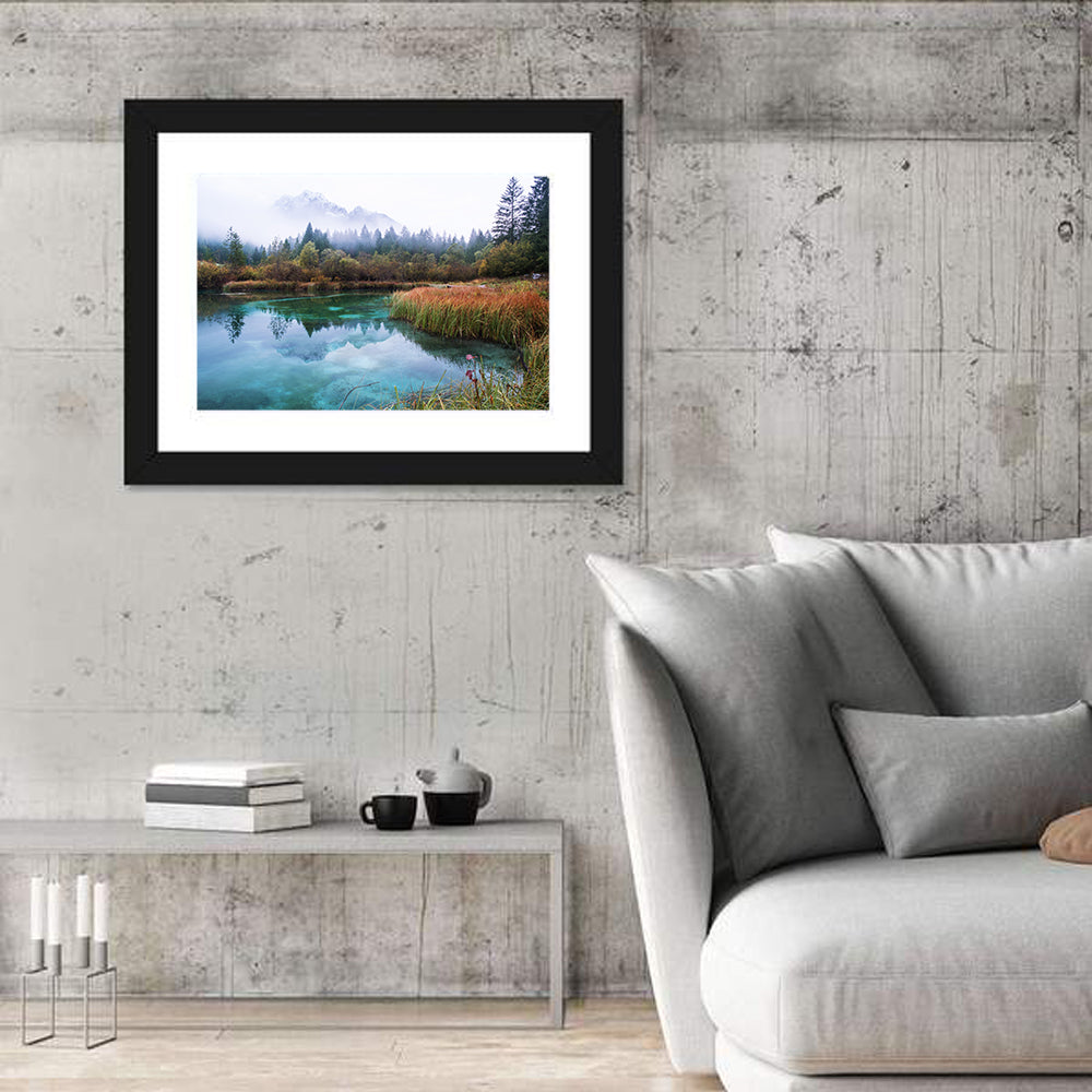 Lake Zelenci Reflections Wall Art