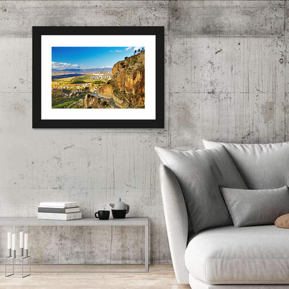 Constantine Cliffside at Golden Hour Wall Art