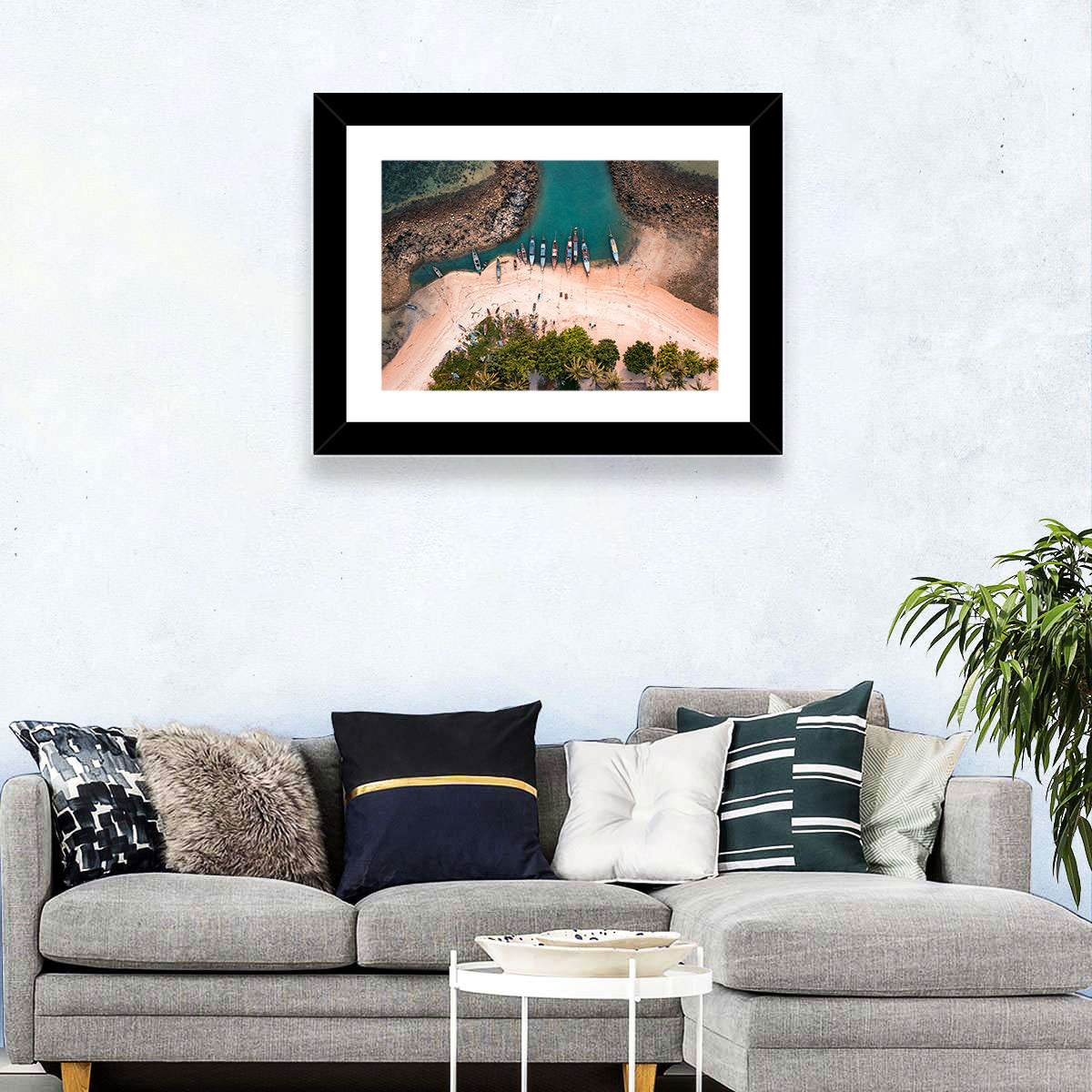 Koh Samui Long-tail Boats Wall Art