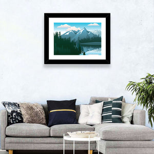 Mountains Lake Wall Art