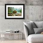 Obersee Boathouse at Königssee Wall Art