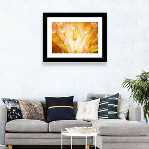 Dandelion Flower Abstract Wall Art