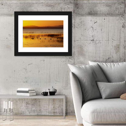 Lake Champlain Golden Sunrise Wall Art
