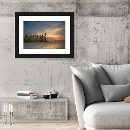 Vembanad Lake Sunset Wall Art