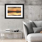 Lake Pleasant Golden Sunset Wall Art