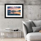 Golden Hour at Bled Island Wall Art