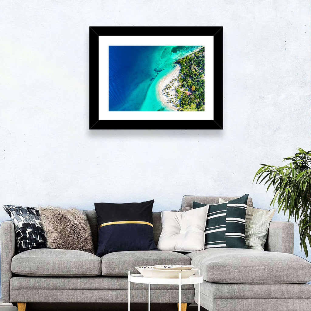 Cayo Levantado Aerial View Wall Art