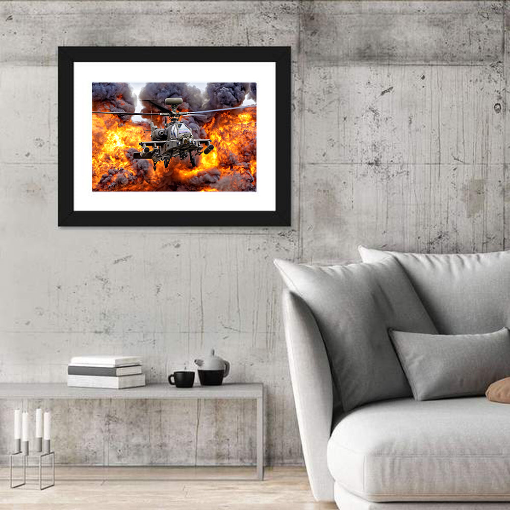 Agustawestland Apache Ah1 Helicopter Wall Art