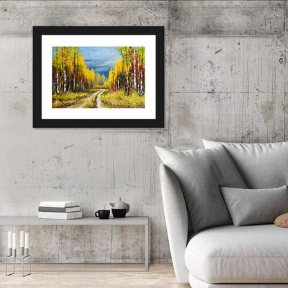 Autumn Hill Pathway Wall Art